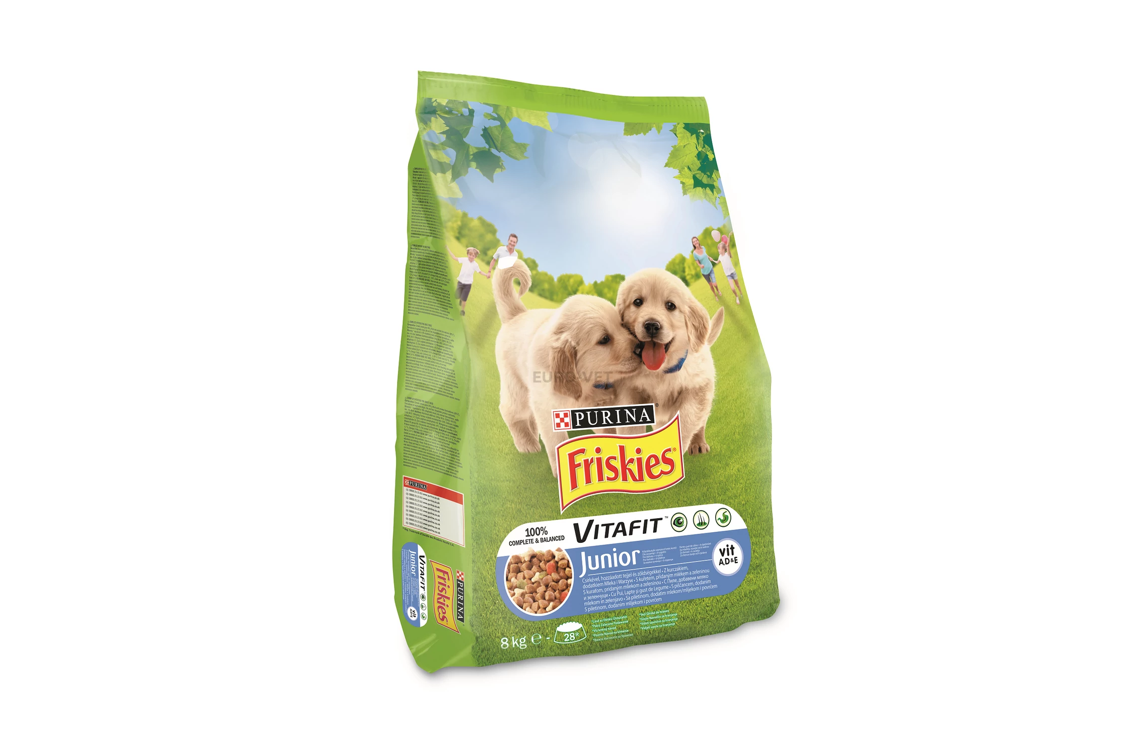 Friskies Dry Dog Junior Csirke 8 kg Feed EURO VET Webshop